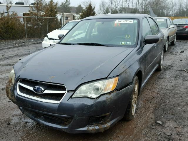 4S3BL616897231058 - 2009 SUBARU LEGACY 2.5 CHARCOAL photo 2