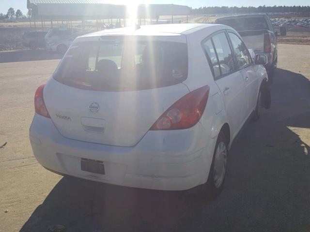 3N1BC13E97L391226 - 2007 NISSAN VERSA S WHITE photo 4