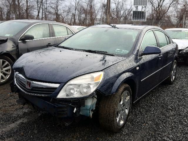 1G8ZS57B38F178462 - 2008 SATURN AURA XE BLUE photo 2