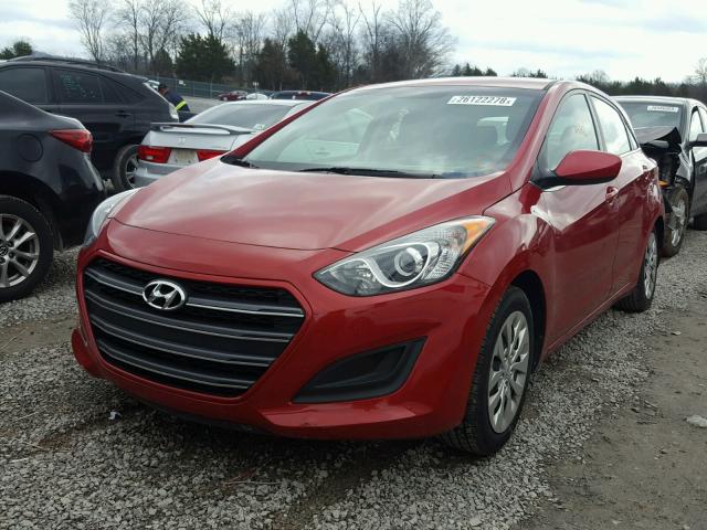 KMHD35LH5GU283923 - 2016 HYUNDAI ELANTRA GT RED photo 2