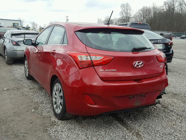 KMHD35LH5GU283923 - 2016 HYUNDAI ELANTRA GT RED photo 3