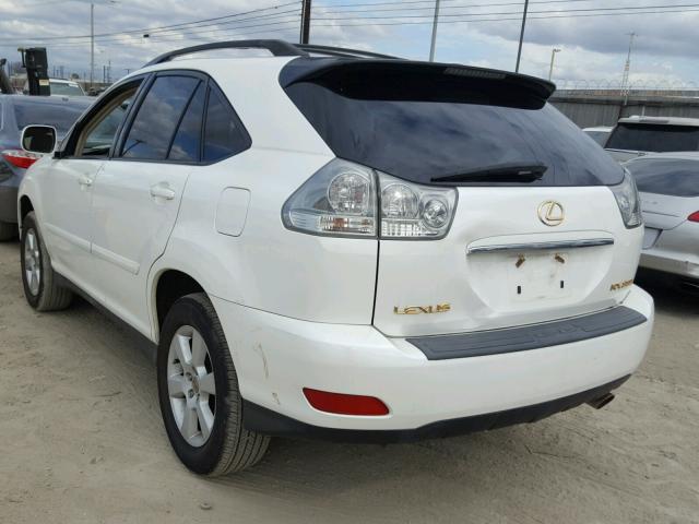 JTJGA31U250055147 - 2005 LEXUS RX 330 WHITE photo 3