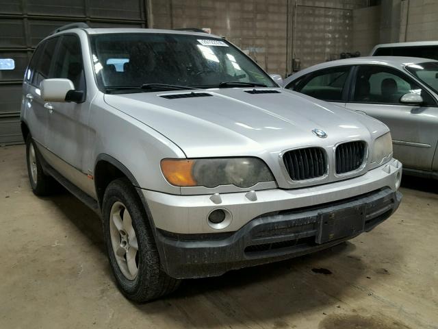 5UXFA53552LP36718 - 2002 BMW X5 3.0I SILVER photo 1