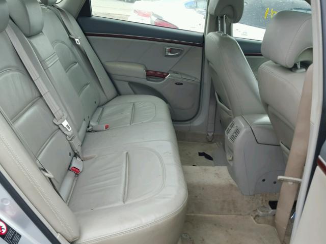 KMHFC46F77A217761 - 2007 HYUNDAI AZERA SE SILVER photo 6