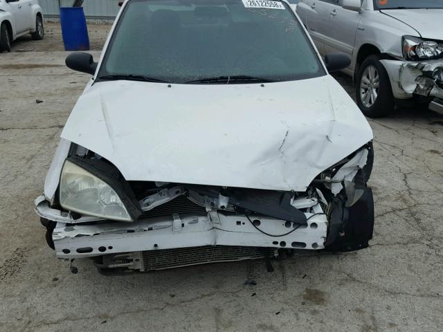 1FAFP34N47W207033 - 2007 FORD FOCUS ZX4 WHITE photo 9