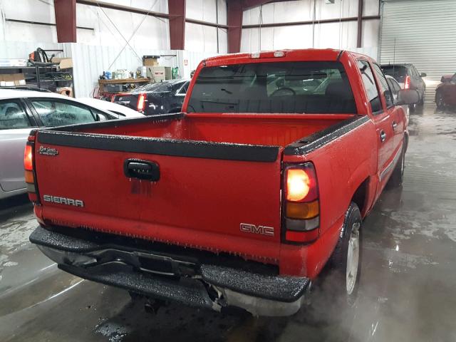 2GTEC13Z471111100 - 2007 GMC NEW SIERRA RED photo 4