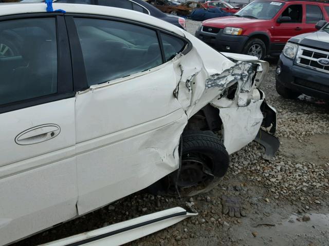 2G2WP522X51223390 - 2005 PONTIAC GRAND PRIX WHITE photo 9