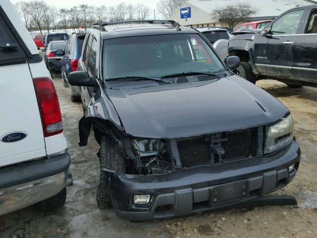 1GNDT13S342140069 - 2004 CHEVROLET TRAILBLAZE BLACK photo 1