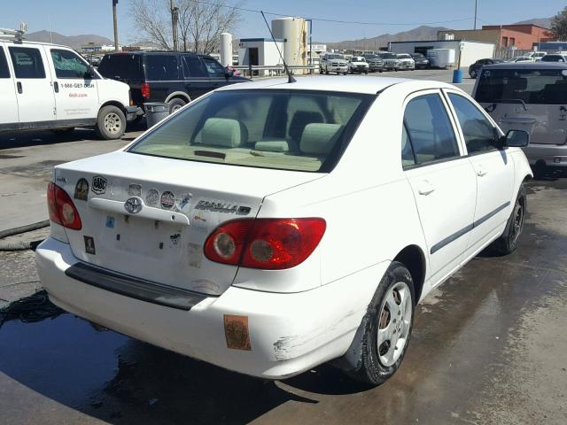 1NXBR32E96Z685346 - 2006 TOYOTA COROLLA CE WHITE photo 4