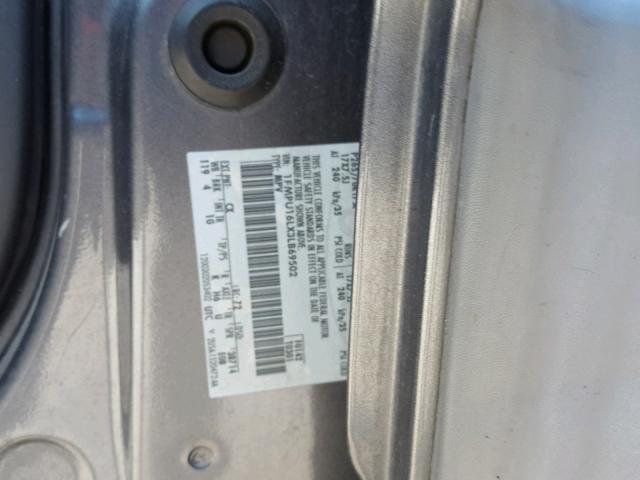 1FMPU16LX3LB69502 - 2003 FORD EXPEDITION CHARCOAL photo 10