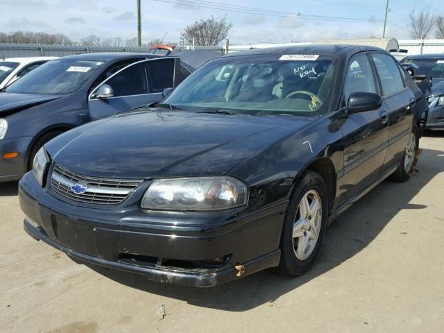 2G1WH52K639105143 - 2003 CHEVROLET IMPALA LS BLACK photo 2