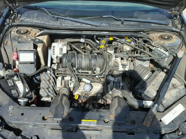 2G1WH52K639105143 - 2003 CHEVROLET IMPALA LS BLACK photo 7