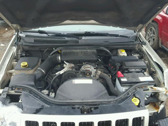 1J8GR48K17C606006 - 2007 JEEP GRAND CHER BEIGE photo 7