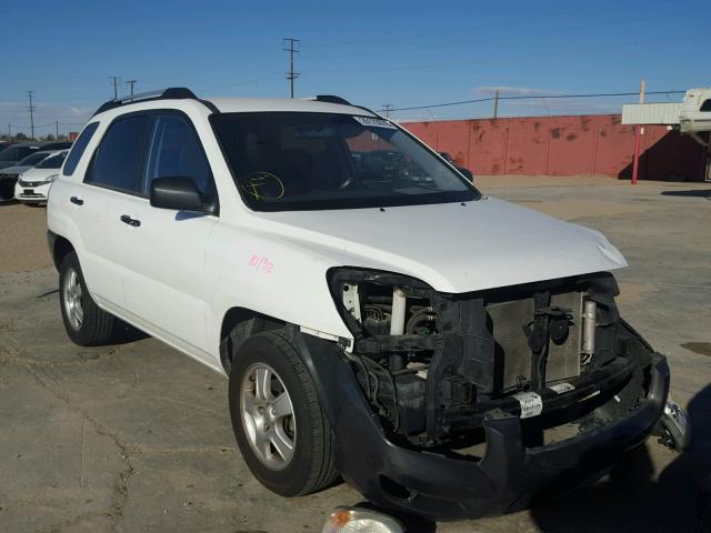 KNDJF724987471322 - 2008 KIA SPORTAGE L WHITE photo 1