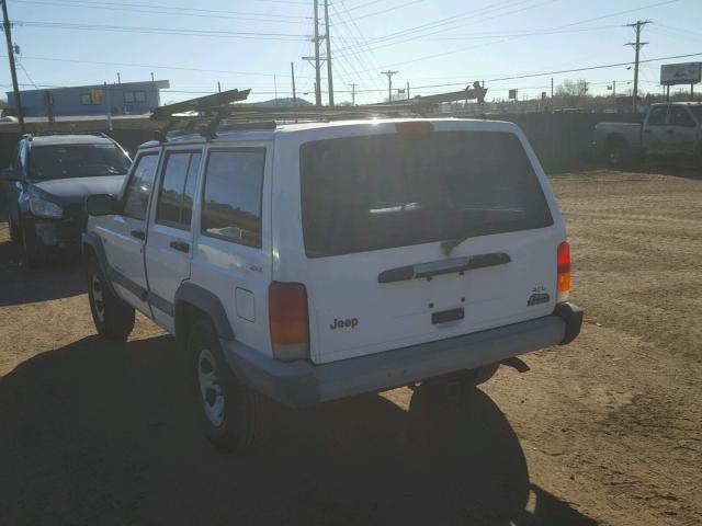 1J4FJ68S3WL263164 - 1998 JEEP CHEROKEE S WHITE photo 3