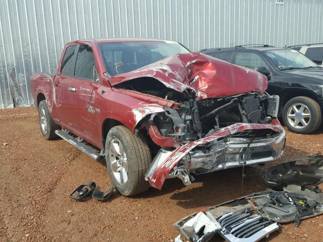 1C6RR6GT5FS750708 - 2015 RAM 1500 SLT MAROON photo 1