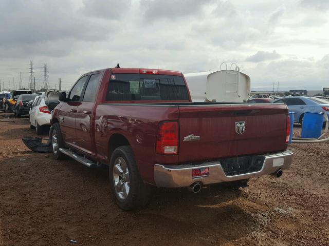 1C6RR6GT5FS750708 - 2015 RAM 1500 SLT MAROON photo 3