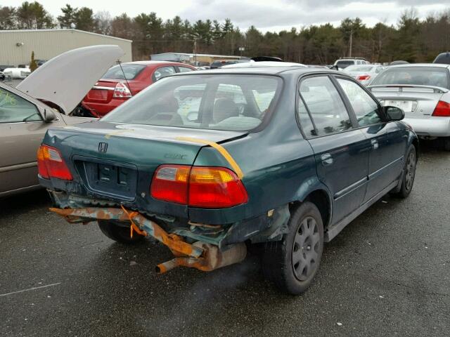 2HGEJ6618YH534023 - 2000 HONDA CIVIC BASE 绿色 照片 4