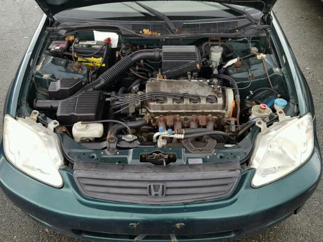 2HGEJ6618YH534023 - 2000 HONDA CIVIC BASE GREEN photo 7