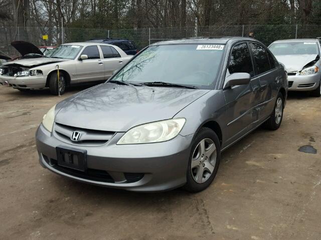2HGES26764H616532 - 2004 HONDA CIVIC EX ნაცრისფერი ფოტო 2