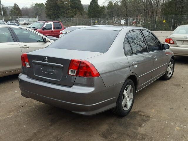 2HGES26764H616532 - 2004 HONDA CIVIC EX ნაცრისფერი ფოტო 4