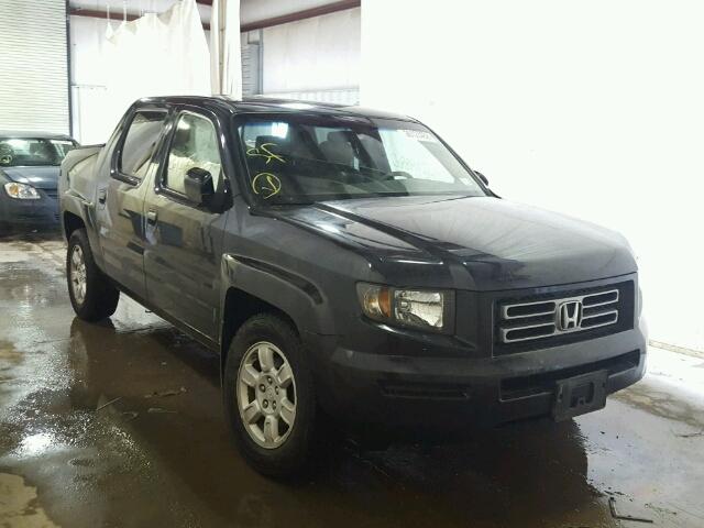 2HJYK16486H571247 - 2006 HONDA RIDGELINE BLACK photo 1