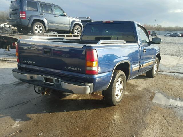 1GCEC14T22Z176487 - 2002 CHEVROLET SILVERADO BLUE photo 4