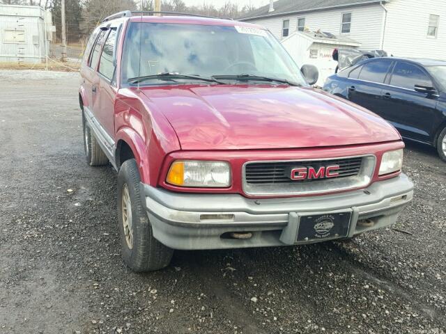 1GKDT13W6V2541388 - 1997 GMC JIMMY RED photo 1