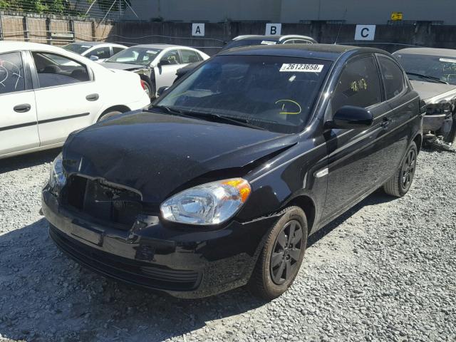 KMHCM3AC9AU165109 - 2010 HYUNDAI ACCENT BLU BLACK photo 2