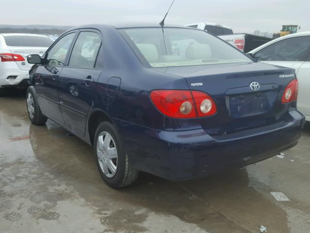 1NXBR32E88Z019307 - 2008 TOYOTA COROLLA CE BLUE photo 3