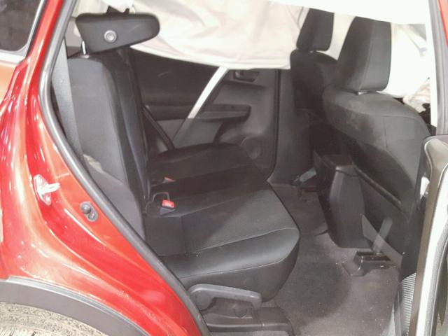 2T3BFREV5FW265131 - 2015 TOYOTA RAV4 LE RED photo 6