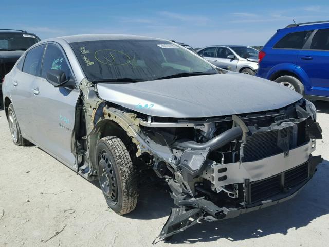 1G1ZB5ST4HF220183 - 2017 CHEVROLET MALIBU LS ვერცხლისფერი ფოტო 1