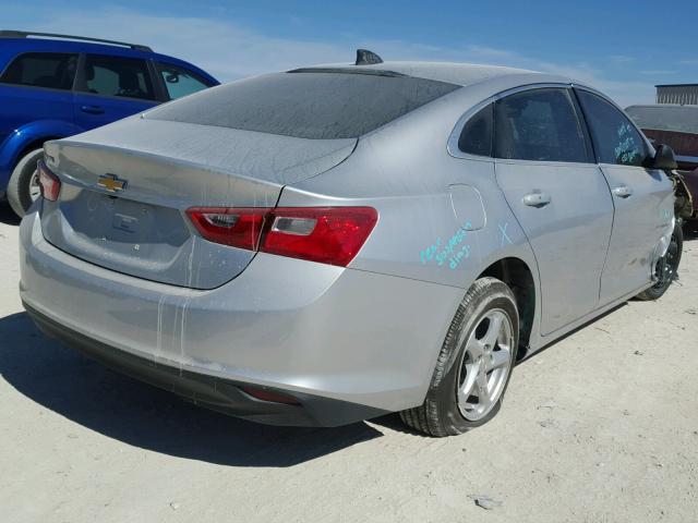 1G1ZB5ST4HF220183 - 2017 CHEVROLET MALIBU LS ვერცხლისფერი ფოტო 4