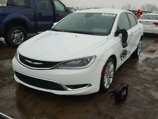 1C3CCCAB3GN158548 - 2016 CHRYSLER 200 LIMITE WHITE photo 2