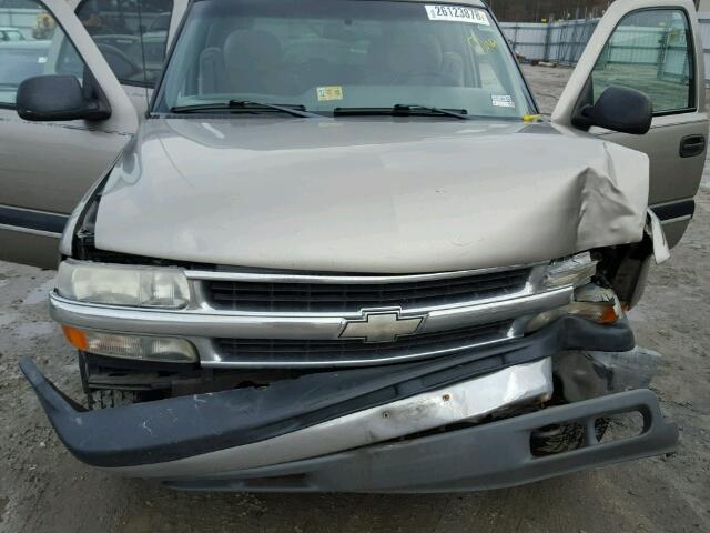 1GNEK13T81R181543 - 2001 CHEVROLET TAHOE K150 TAN photo 7