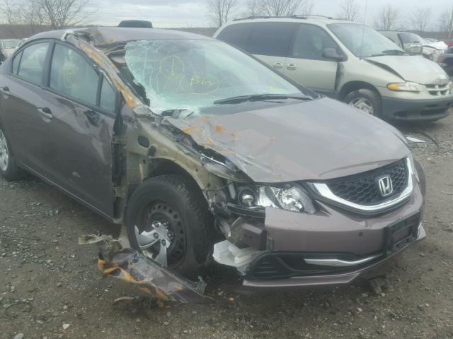 2HGFB2F51DH552225 - 2013 HONDA CIVIC LX GRAY photo 9