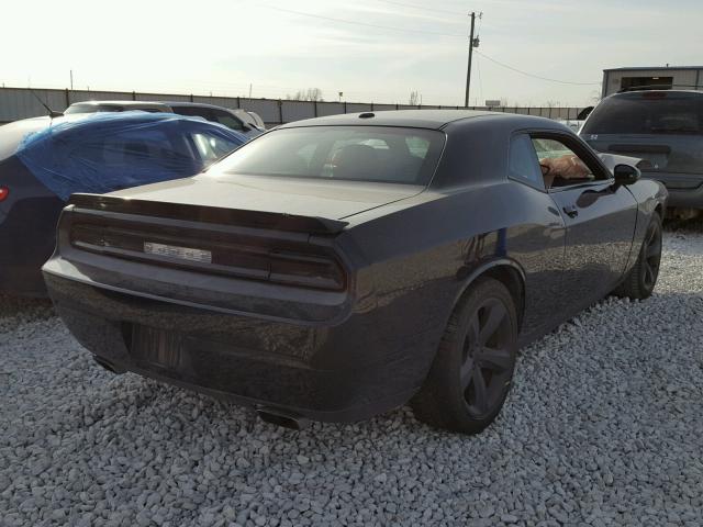 2C3CDYBT2DH536039 - 2013 DODGE CHALLENGER BLACK photo 4