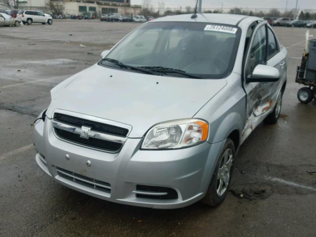 KL1TD5DE0BB154114 - 2011 CHEVROLET AVEO LS 银色 照片 2