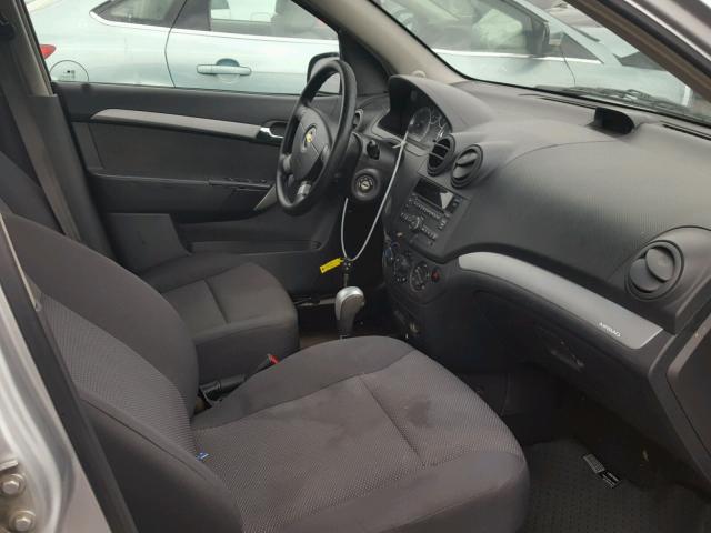 KL1TD5DE0BB154114 - 2011 CHEVROLET AVEO LS 银色 照片 5