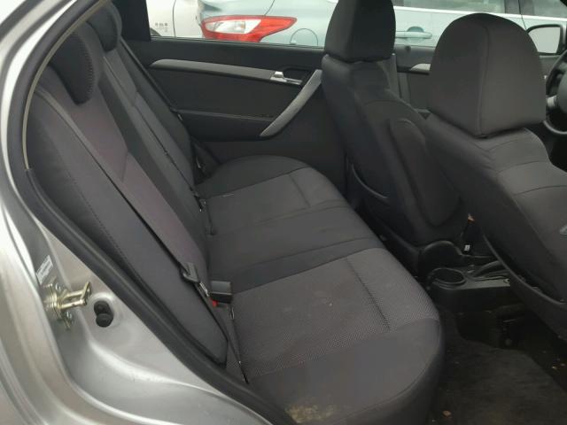 KL1TD5DE0BB154114 - 2011 CHEVROLET AVEO LS 银色 照片 6