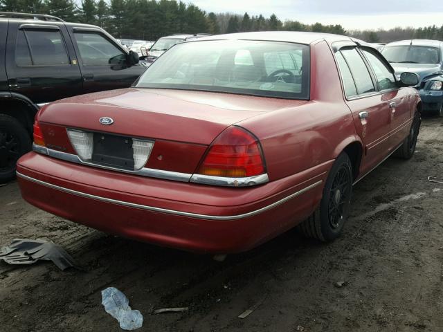 2FAFP74W1YX125637 - 2000 FORD CROWN VICT MAROON photo 4