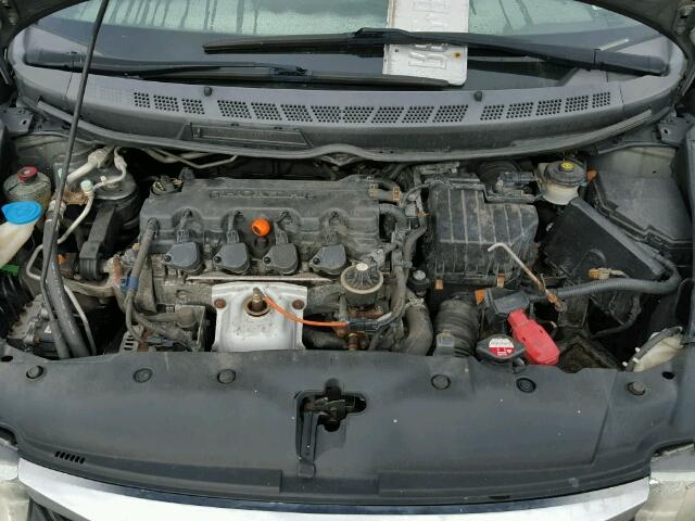 2HGFA165X9H318217 - 2009 HONDA CIVIC LX GRAY photo 7