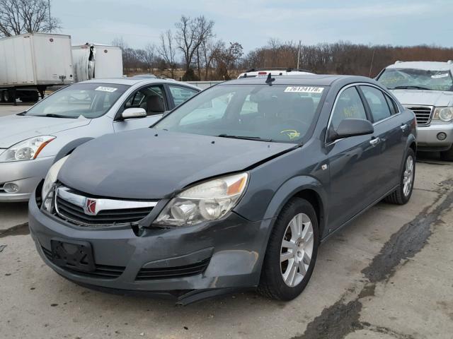 1G8ZV57B19F144075 - 2009 SATURN AURA XR GRAY photo 2