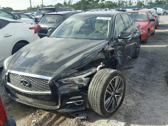 JN1EV7AP6GM301549 - 2016 INFINITI Q50 PREMIU BLACK photo 2