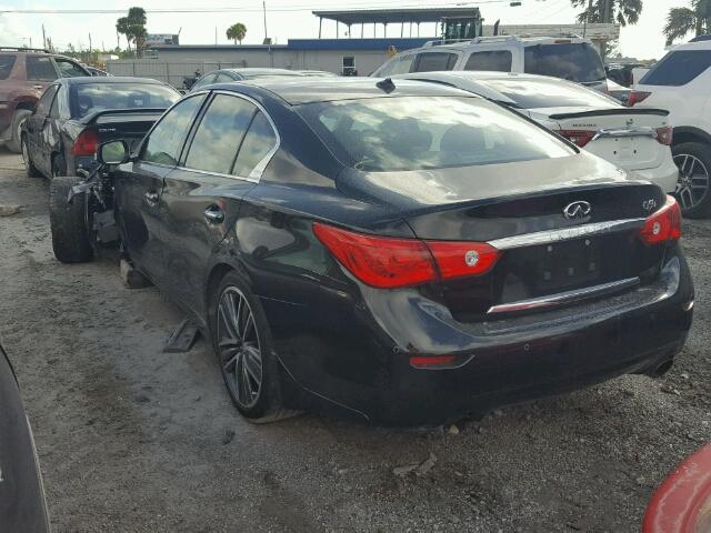 JN1EV7AP6GM301549 - 2016 INFINITI Q50 PREMIU BLACK photo 3