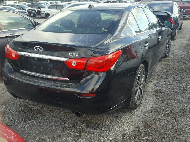 JN1EV7AP6GM301549 - 2016 INFINITI Q50 PREMIU BLACK photo 4