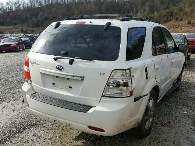 KNDJC736975695922 - 2007 KIA SORENTO EX WHITE photo 4