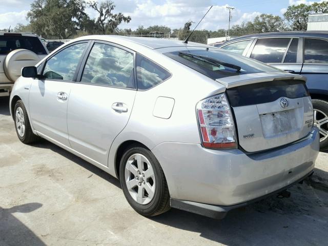 JTDKB20U597836215 - 2009 TOYOTA PRIUS SILVER photo 3