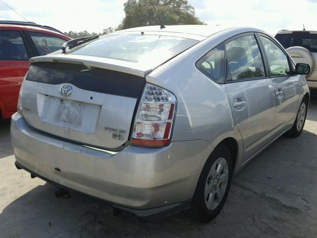 JTDKB20U597836215 - 2009 TOYOTA PRIUS SILVER photo 4