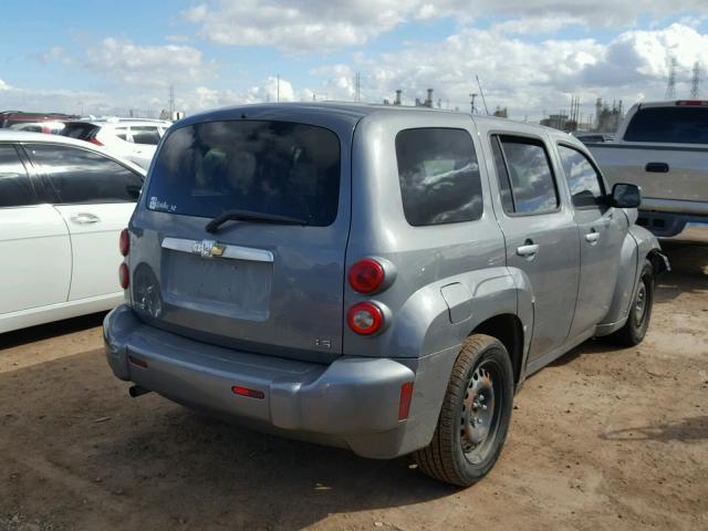 3GNDA13D67S602656 - 2007 CHEVROLET HHR LS GRAY photo 4